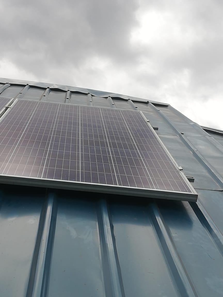 Kamulu — solar panels on roof