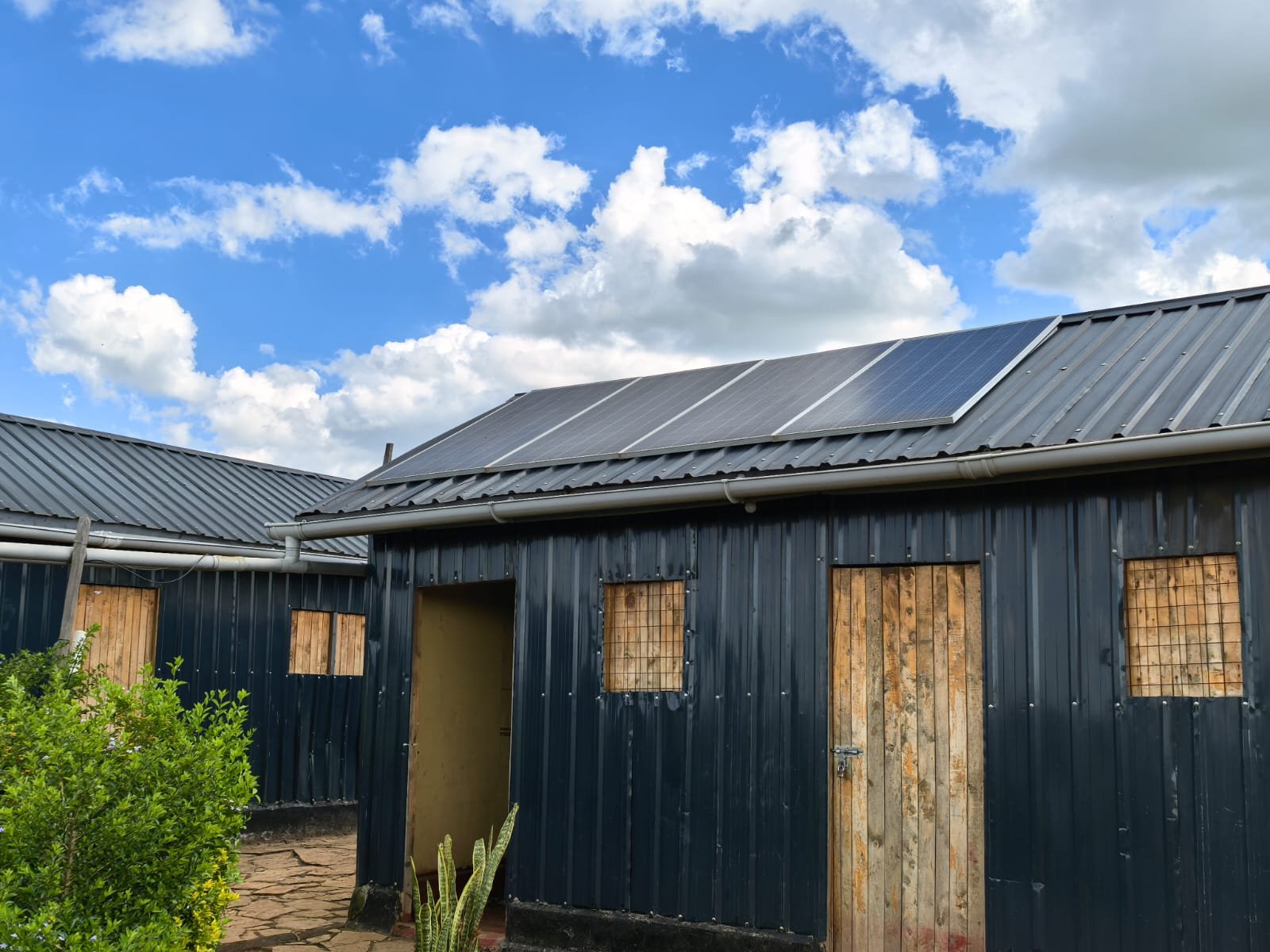Kiserian Farm House — battery and inverter