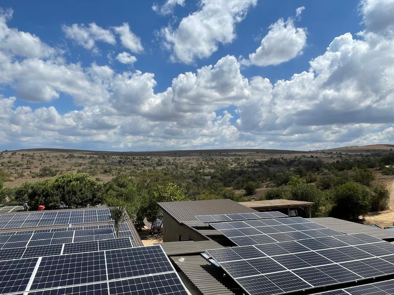 Laikipia — 35kWp panel close-up
